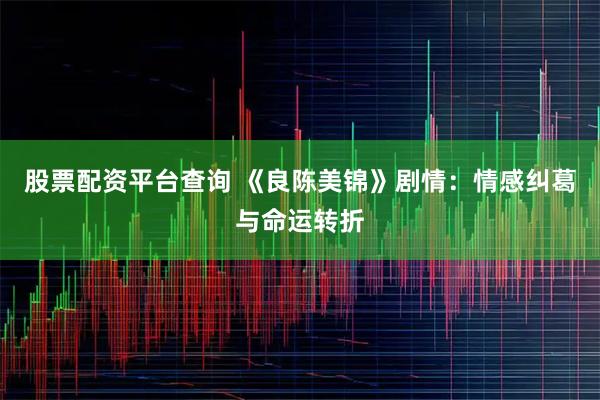 股票配资平台查询 《良陈美锦》剧情:情感纠葛与命运转折